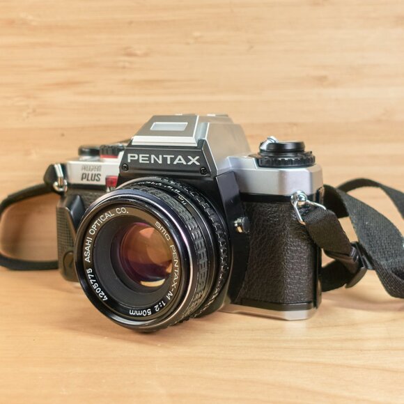 Pentax Program Plus / 35mm SLR Film Camera / SMC Pentax-M 50mm f2 Lens / Tested - Picture 1 of 8